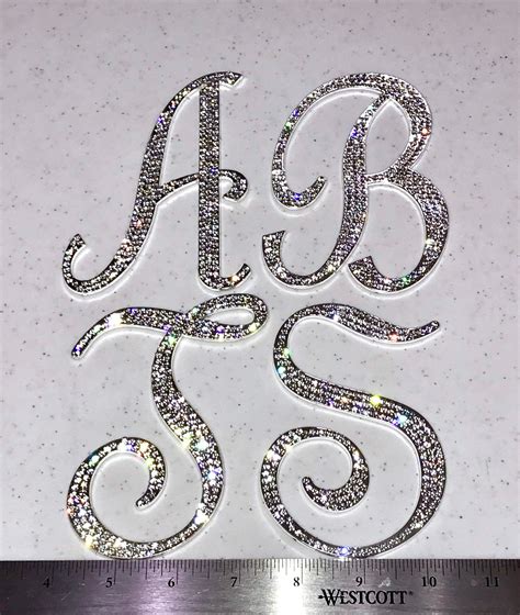 Acrylic and glue. . Bling letters